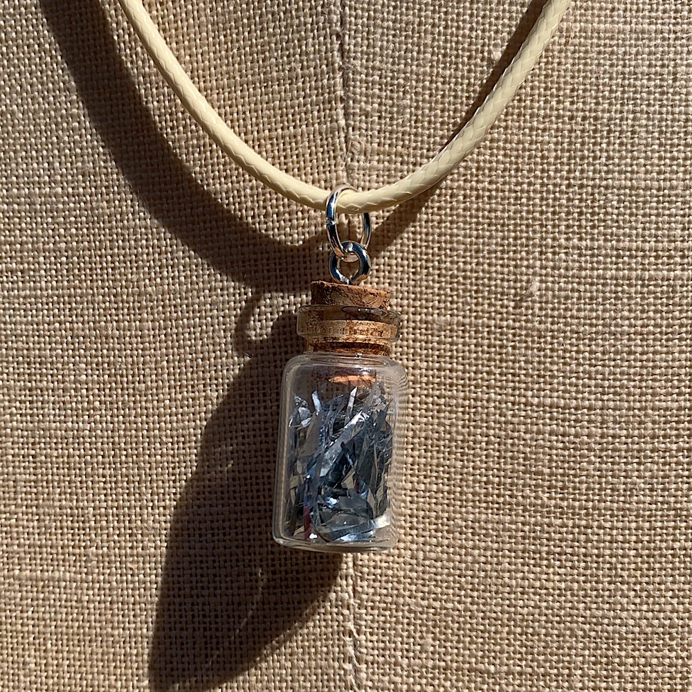 Handmade Shaker/Rattle Bottled-Up Emotions Necklace